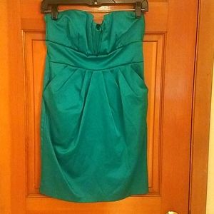 Strapless  semi formal dress